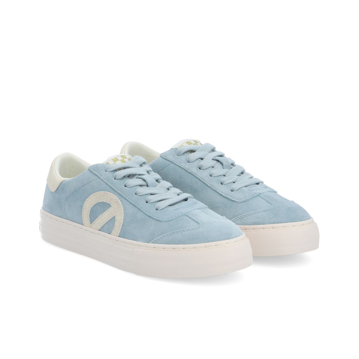 ARCADE TOE SIDE W - SUEDE/GLOW - BLEU CIEL/DORE
